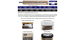 Desktop Screenshot of davesharmonicas.com